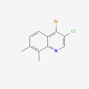 4-Bromo-3-chloro-7,8-dimethylquinoline