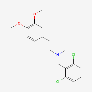 (2,6-dichlorobenzyl)[2-(3,4-dimethoxyphenyl)ethyl]methylamine