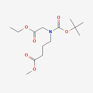 Methyl 4-[N-Boc-N-(2-ethoxy-2-oxoethyl)amino]butanoate