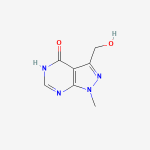 3-(Hydroxymethyl)-1-methyl-1H-pyrazolo[3,4-d]pyrimidin-4(5H)-one