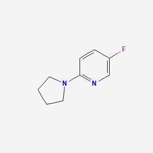 5-Fluoro-2-(pyrrolidin-1-yl)pyridine