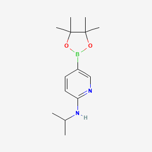 N-isopropyl-5-(4,4,5,5-tetramethyl-1,3,2-dioxaborolan-2-yl)pyridin-2-amine