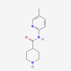 N-(5-methylpyridin-2-yl)piperidine-4-carboxamide