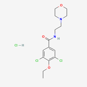 molecular formula C15H21Cl3N2O3 B5975614 3,5-dichloro-4-ethoxy-N-[2-(4-morpholinyl)ethyl]benzamide hydrochloride 