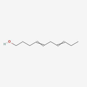 molecular formula C10H18O B597570 Deca-4,7-dien-1-OL CAS No. 104188-11-6