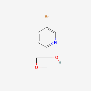 3-(5-Bromopyridin-2-yl)oxetan-3-ol
