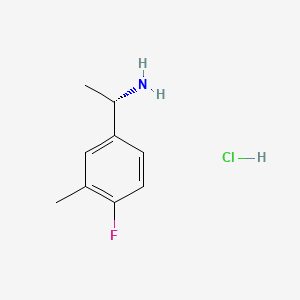 (S)-1-(4-Fluoro-3-methylphenyl)ethanamine hydrochloride