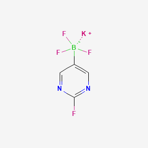 Potassium trifluoro(2-fluoropyrimidin-5-yl)borate