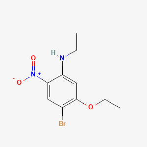 4-Bromo-5-ethoxy-N-ethyl-2-nitroaniline