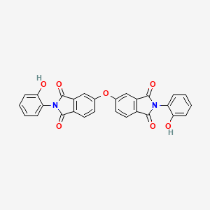 molecular formula C28H16N2O7 B5975981 5,5'-oxybis[2-(2-hydroxyphenyl)-1H-isoindole-1,3(2H)-dione] 