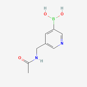 (5-(Acetamidomethyl)pyridin-3-yl)boronic acid