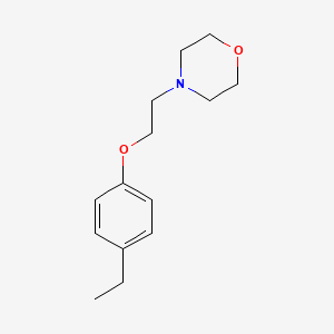 molecular formula C14H21NO2 B5976101 4-[2-(4-ethylphenoxy)ethyl]morpholine 