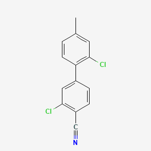 2-Chloro-4-(2-chloro-4-methylphenyl)benzonitrile
