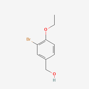 molecular formula C9H11BrO2 B597614 3-Bromo-4-ethoxybenzyl alcohol CAS No. 1224720-05-1