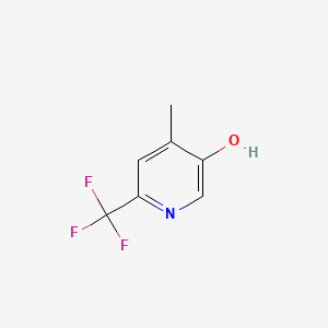 molecular formula C7H6F3NO B597622 4-Methyl-6-(trifluoromethyl)pyridin-3-ol CAS No. 1253790-72-5
