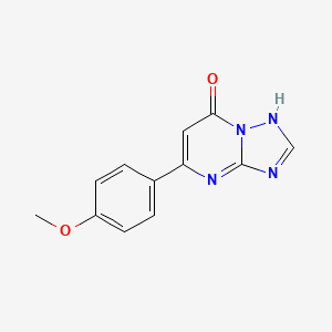 molecular formula C12H10N4O2 B5976233 5-(4-methoxyphenyl)[1,2,4]triazolo[1,5-a]pyrimidin-7(4H)-one 