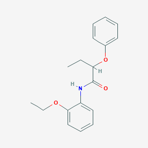 molecular formula C18H21NO3 B5976248 N-(2-ethoxyphenyl)-2-phenoxybutanamide 