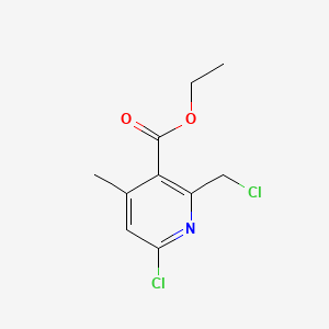 Ethyl 6-chloro-2-(chloromethyl)-4-methylnicotinate