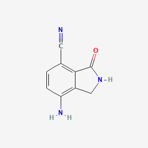 7-aMino-3-oxoisoindoline-4-carbonitrile