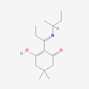 molecular formula C15H25NO2 B5976558 2-[1-(sec-butylamino)propylidene]-5,5-dimethyl-1,3-cyclohexanedione 