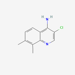 3-Chloro-7,8-dimethylquinolin-4-amine