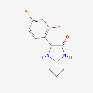 7-(4-Bromo-2-fluorophenyl)-5,8-diazaspiro[3.4]octan-6-one