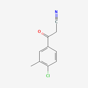 Benzenepropanenitrile, 4-chloro-3-methyl-beta-oxo-