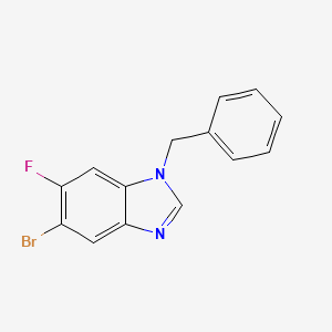 1-Benzyl-5-bromo-6-fluorobenzimidazole