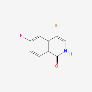 4-bromo-6-fluoroisoquinolin-1(2H)-one