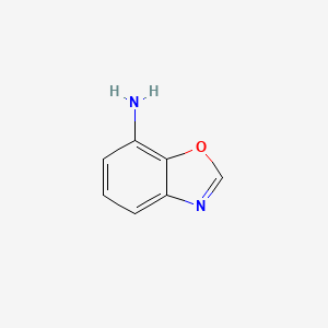 molecular formula C7H6N2O B597715 Benzo[d]oxazol-7-amine CAS No. 136992-95-5