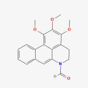 molecular formula C20H19NO4 B597728 Dehydroformouregine CAS No. 107633-69-2
