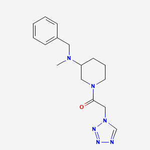 molecular formula C16H22N6O B5977461 N-benzyl-N-methyl-1-(1H-tetrazol-1-ylacetyl)-3-piperidinamine 
