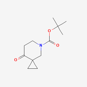 molecular formula C12H19NO3 B597749 Tert-butyl 8-oxo-5-azaspiro[2.5]octane-5-carboxylate CAS No. 143306-64-3