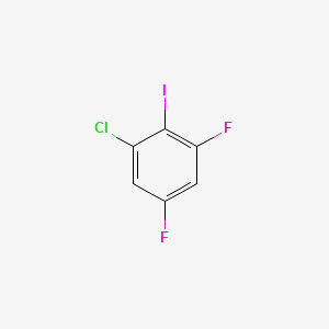 molecular formula C6H2ClF2I B597750 6-Chloro-2,4-difluoroiodobenzene CAS No. 1242339-98-5