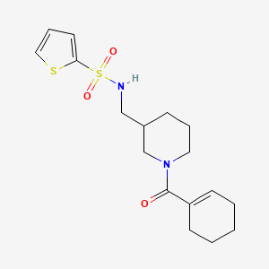 N-{[1-(1-cyclohexen-1-ylcarbonyl)-3-piperidinyl]methyl}-2-thiophenesulfonamide