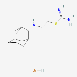 molecular formula C13H24BrN3S B5977612 2-(2-adamantylamino)ethyl imidothiocarbamate hydrobromide 