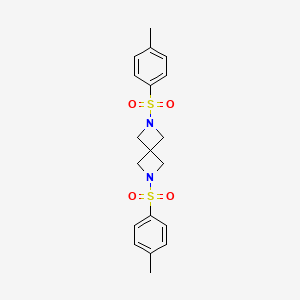 molecular formula C19H22N2O4S2 B597764 2,6-二甲苯磺酰基-2,6-二氮杂螺[3.3]庚烷 CAS No. 13595-48-7