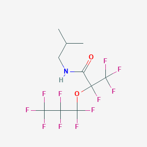 molecular formula C10H10F11NO2 B5977667 2,3,3,3-tetrafluoro-2-(heptafluoropropoxy)-N-isobutylpropanamide 