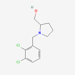 molecular formula C12H15Cl2NO B5977673 [1-(2,3-dichlorobenzyl)-2-pyrrolidinyl]methanol 