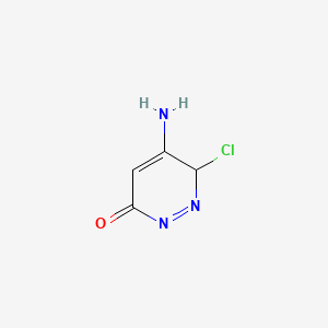 B597790 4-Amino-3-chloro-3H-pyridazin-6-one CAS No. 17285-22-2
