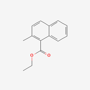 molecular formula C14H14O2 B597798 2-甲基-1-萘酸乙酯 CAS No. 103244-32-2