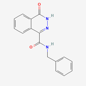 molecular formula C16H13N3O2 B5978054 N-benzyl-4-oxo-3,4-dihydro-1-phthalazinecarboxamide 