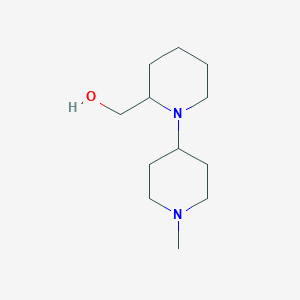 molecular formula C12H24N2O B5978167 (1'-methyl-1,4'-bipiperidin-2-yl)methanol 