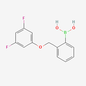 molecular formula C13H11BF2O3 B597826 (2-((3,5-Difluorophenoxy)methyl)phenyl)boronic acid CAS No. 1218790-92-1