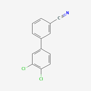 molecular formula C13H7Cl2N B597827 3-(3,4-Dichlorophenyl)benzonitrile CAS No. 1365272-36-1
