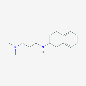 molecular formula C15H24N2 B5978299 N,N-dimethyl-N'-(1,2,3,4-tetrahydro-2-naphthalenyl)-1,3-propanediamine 