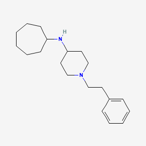 molecular formula C20H32N2 B5978369 N-cycloheptyl-1-(2-phenylethyl)-4-piperidinamine 