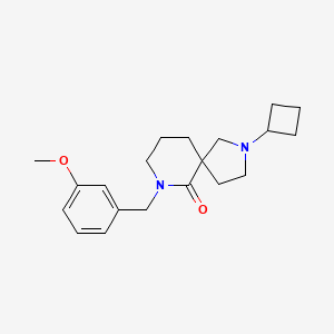 2-cyclobutyl-7-(3-methoxybenzyl)-2,7-diazaspiro[4.5]decan-6-one