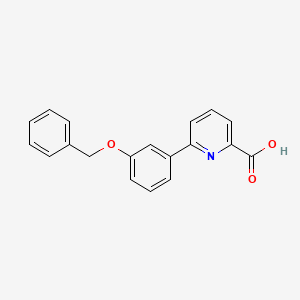 6-(3-Benzyloxyphenyl)picolinic acid