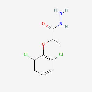 molecular formula C9H10Cl2N2O2 B5978467 2-(2,6-dichlorophenoxy)propanohydrazide CAS No. 588677-36-5